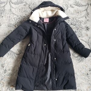 Kate Spade Black Puffer Coat with Hood